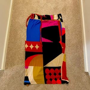 Anthropologie midi skirt